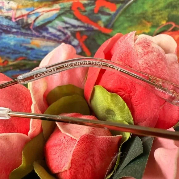 *NWT* Coach L1013 HC 7079 90055A Shiny Light Gold Aviator Sunglasses - Picture 10 of 12